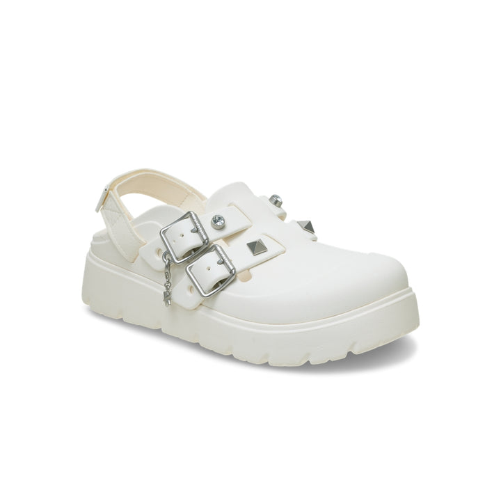 Giày Clog Nữ Crocs Loaferette Star Studded - Chalk - Crocs™ Việt Nam