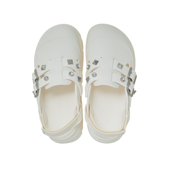 Giày Clog Nữ Crocs Loaferette Star Studded - Chalk - Crocs™ Việt Nam