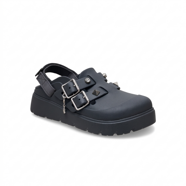 Giày Clog Nữ Crocs Loaferette Star Studded - Carbon - Crocs™ Việt Nam