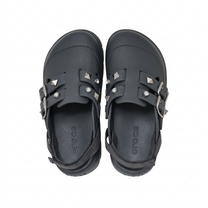 Giày Clog Nữ Crocs Loaferette Star Studded - Carbon - Crocs™ Việt Nam