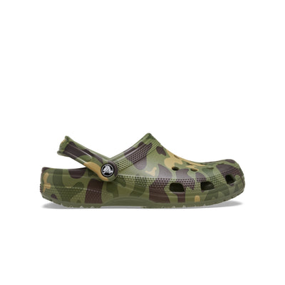 Giày Clog Unisex Crocs Classic Duck Camo - Black/Cargo
