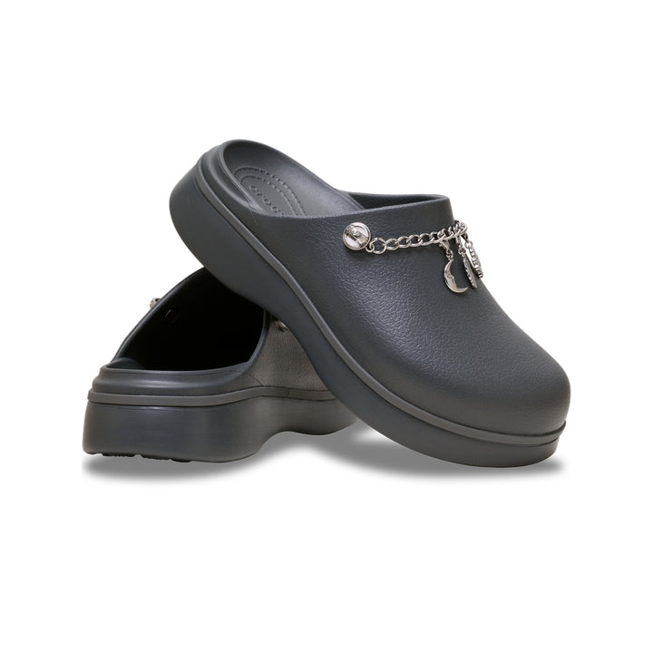 Giày Clog Nữ Crocs Dylan Notched Boho - Carbon - Crocs™ Việt Nam
