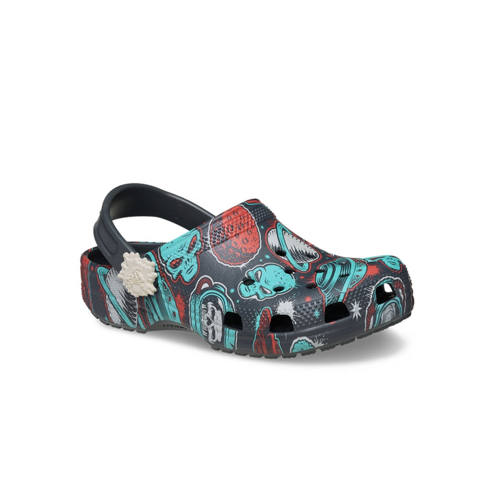 Giày Clog Trẻ Em Crocs Classic Space Monster - Carbon