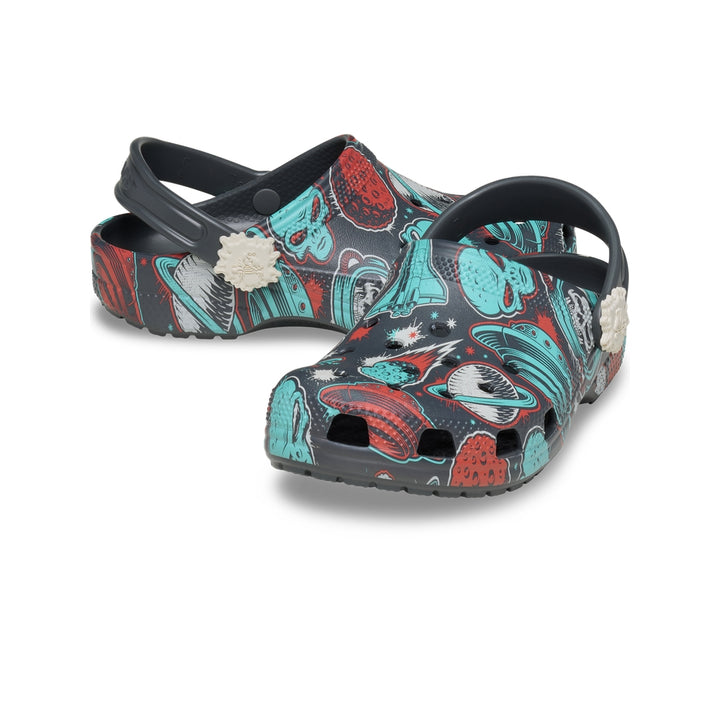 Giày Clog Trẻ Em Crocs Classic Space Monster - Carbon