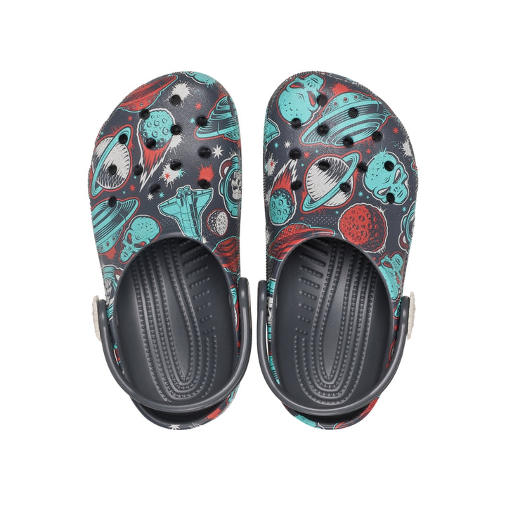 Giày Clog Trẻ Em Crocs Classic Space Monster - Carbon