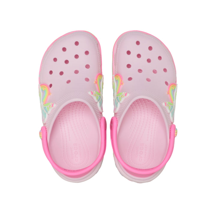 Toddlers Crocs Classic Butterfly Lights Clog