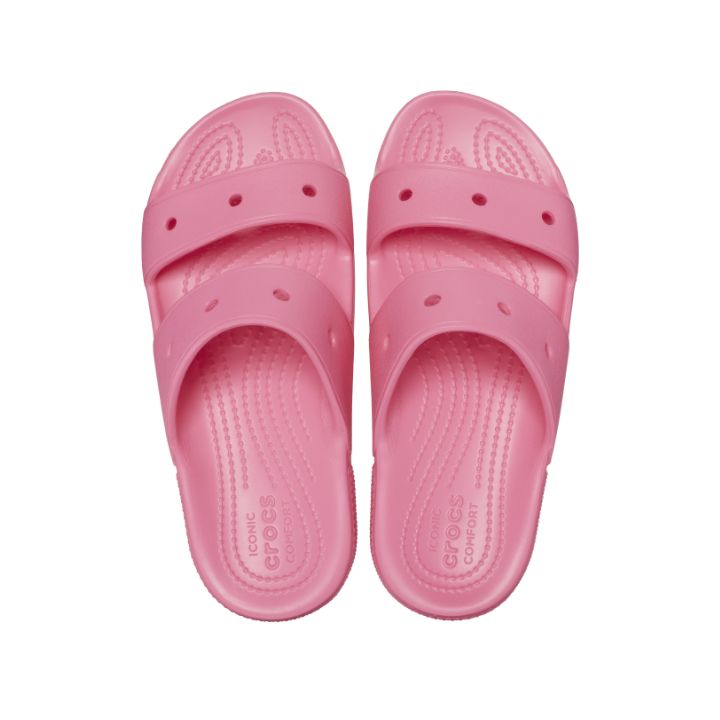 Dép Quai Ngang Unisex Crocs Classic Slide - Hyper Pink - 206761-6VZ
