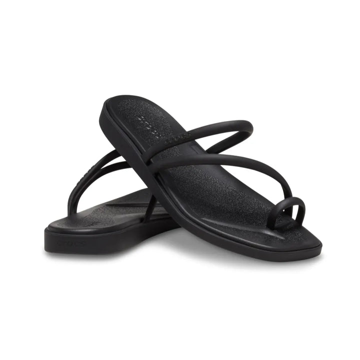 Dép Xăng Đan Nữ Crocs Miami Toe Loop - Black - Crocs™ Việt Nam