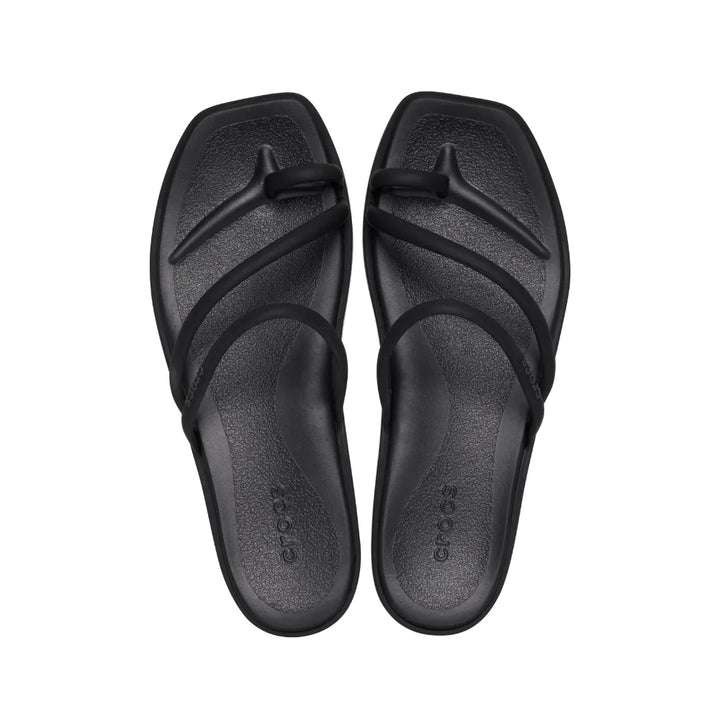 Dép Xăng Đan Nữ Crocs Miami Toe Loop - Black - Crocs™ Việt Nam