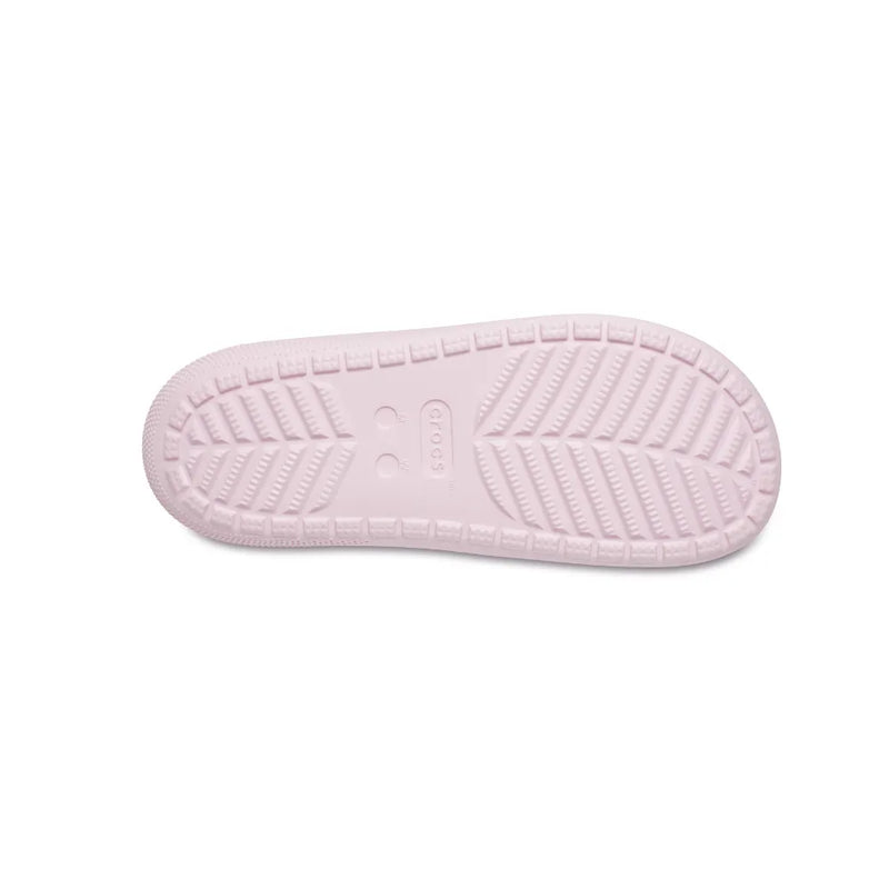 Dép Xăng Đan Unisex Crocs Classic Floral Cutout - Pink Milk