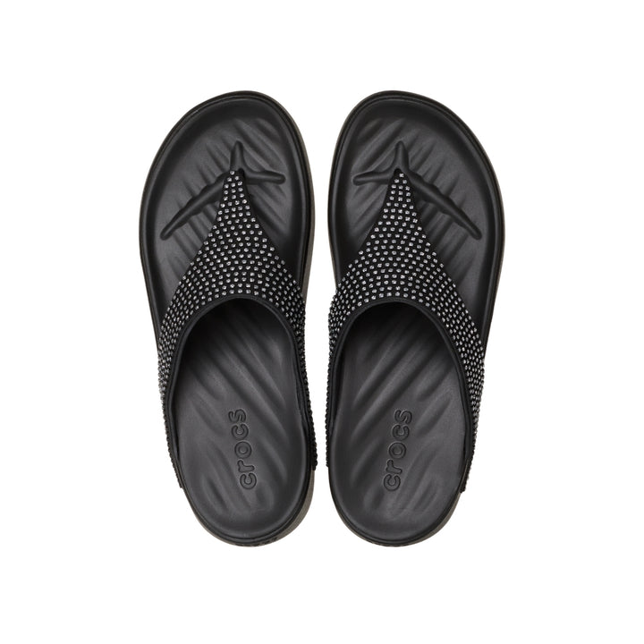 Dép Xỏ Ngón Nữ Crocs Getaway Gems Triangle - Black - Crocs™ Việt Nam