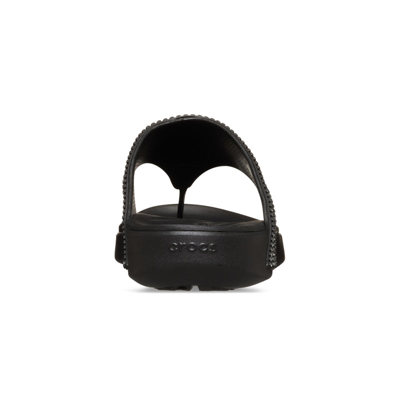 Dép Xỏ Ngón Nữ Crocs Getaway Gems Triangle - Black