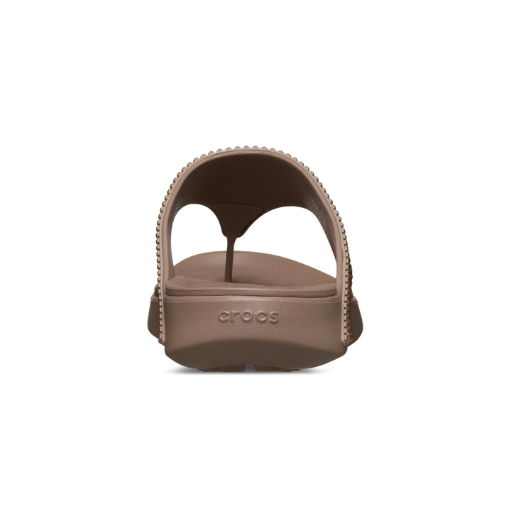 Dép Xỏ Ngón Nữ Crocs Getaway Gems Triangle - Latte - Crocs™ Việt Nam