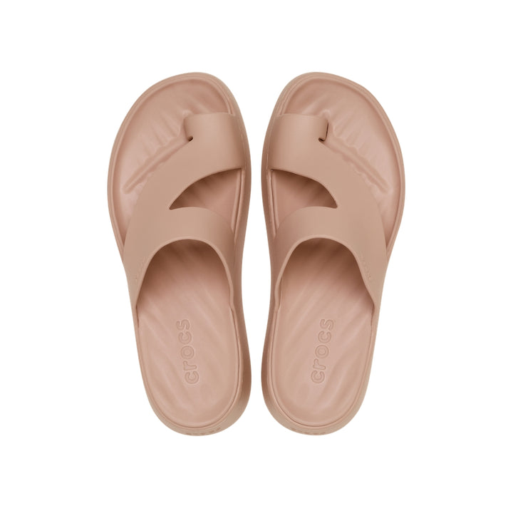 Dép Xỏ Ngón Nữ Crocs Getaway Platform Toe Loop - Pink Caramel - Crocs™ Việt Nam