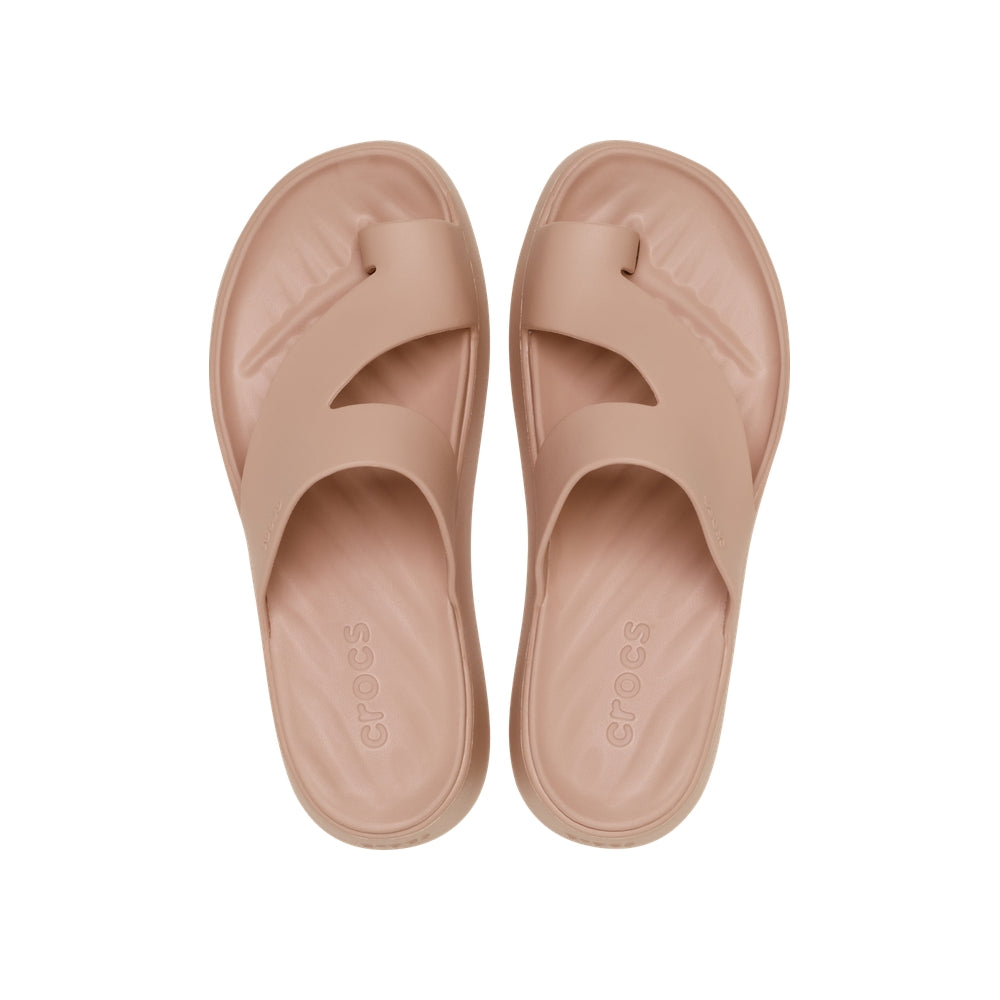 Dép Xỏ Ngón Nữ Crocs Getaway Platform Toe Loop - Pink Caramel