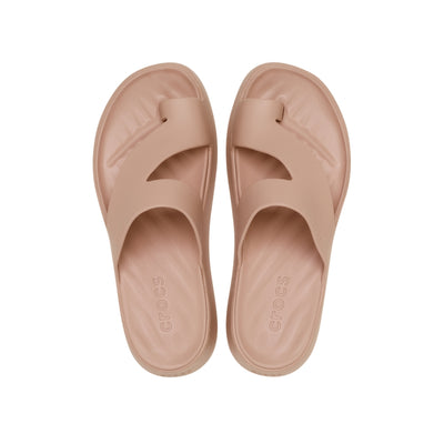 Dép Xỏ Ngón Nữ Crocs Getaway Platform Toe Loop - Pink Caramel