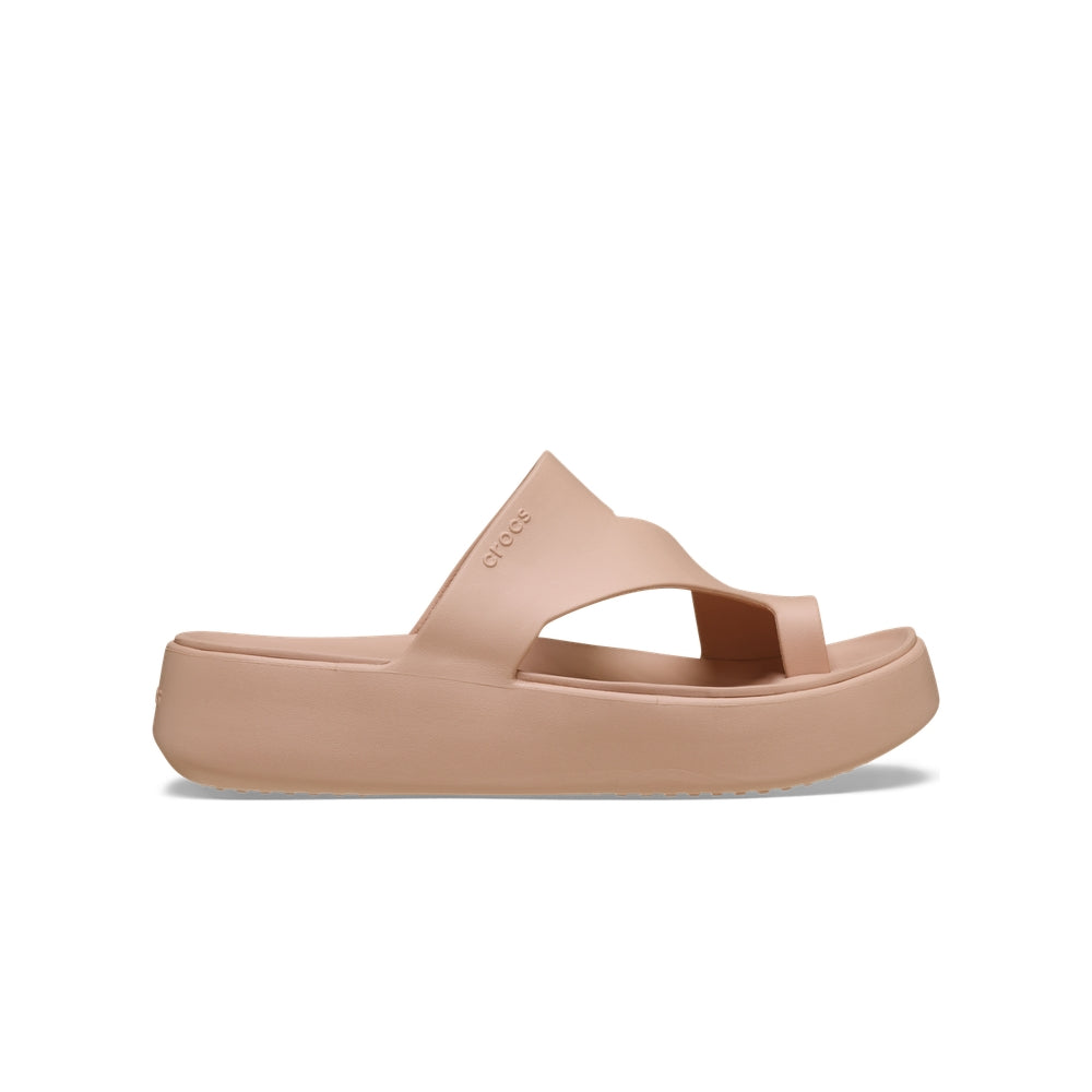 Dép Xỏ Ngón Nữ Crocs Getaway Platform Toe Loop - Pink Caramel