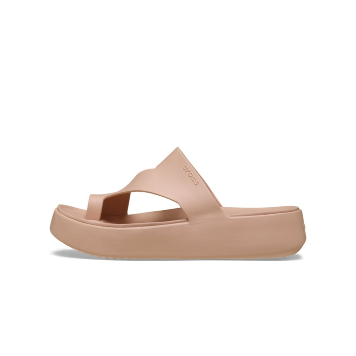 Dép Xỏ Ngón Nữ Crocs Getaway Platform Toe Loop - Pink Caramel - Crocs™ Việt Nam