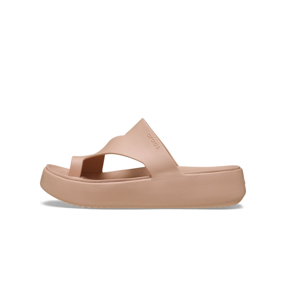 Dép Xỏ Ngón Nữ Crocs Getaway Platform Toe Loop - Pink Caramel