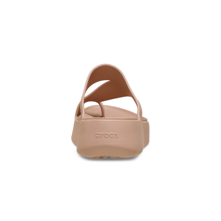 Dép Xỏ Ngón Nữ Crocs Getaway Platform Toe Loop - Pink Caramel - Crocs™ Việt Nam