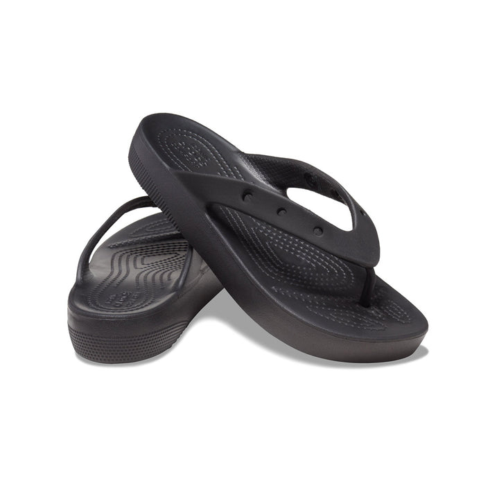 Dép Xỏ Ngón Nữ Crocs Platform Classic - Black - Crocs™ Việt Nam