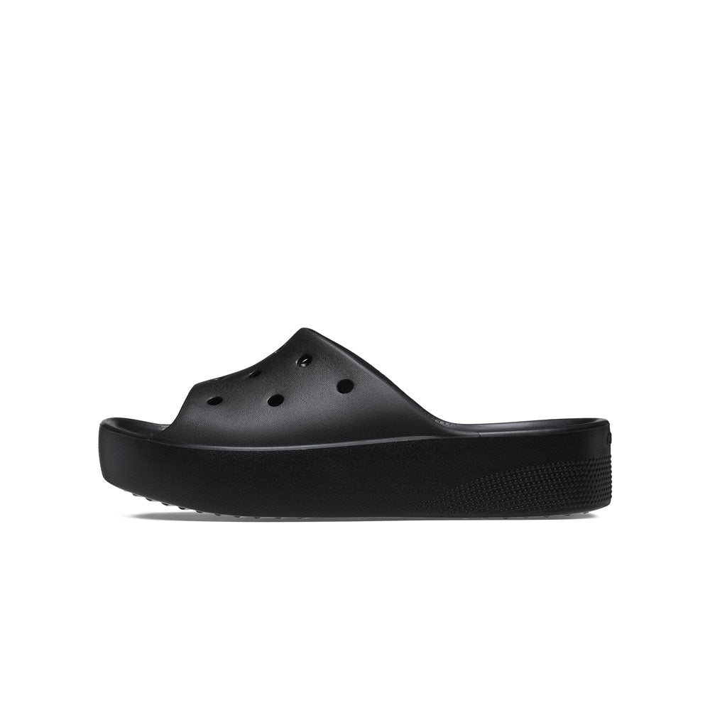 Dép Quai Ngang Nữ Crocs Classic Platform - Black