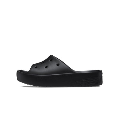 Dép Quai Ngang Nữ Crocs Classic Platform - Black
