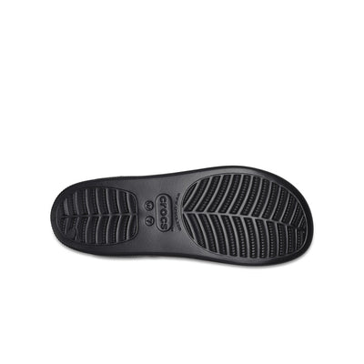 Dép Quai Ngang Nữ Crocs Classic Platform - Black