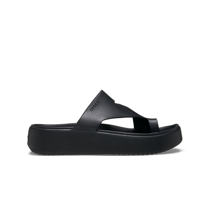 Dép Xỏ Ngón Nữ Crocs Getaway Platform Toe Loop - Black - Crocs™ Việt Nam