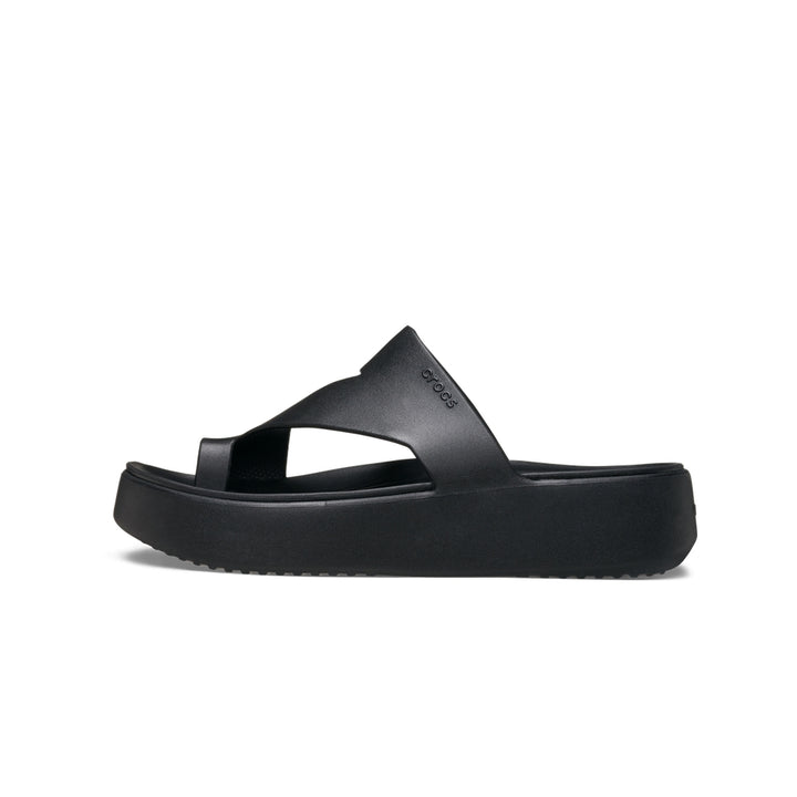Dép Xỏ Ngón Nữ Crocs Getaway Platform Toe Loop - Black - Crocs™ Việt Nam