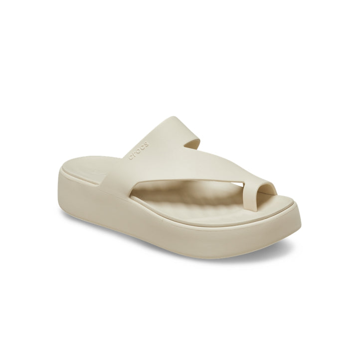 Dép Xỏ Ngón Nữ Crocs Getaway Platform Toe Loop - Sandstone - Crocs™ Việt Nam