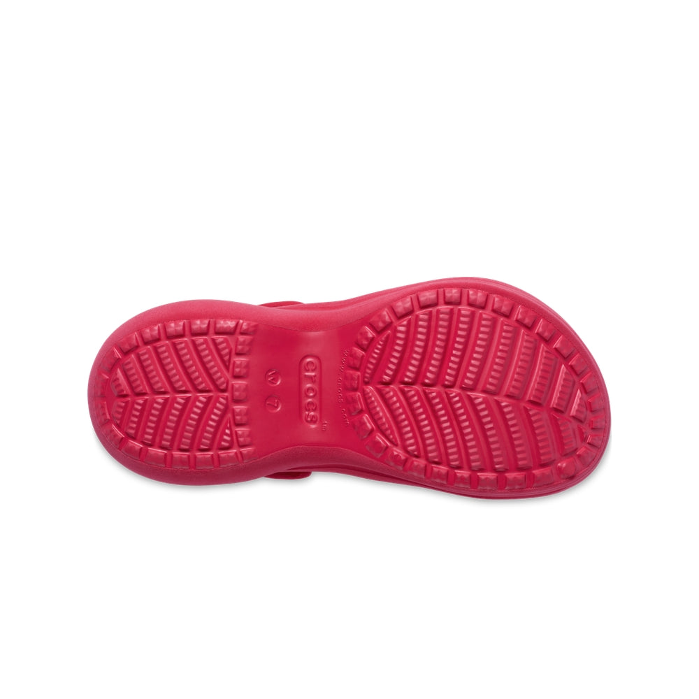 Giày Clog Nữ Crocs Bae Velvet Classic - Digital Raspberry
