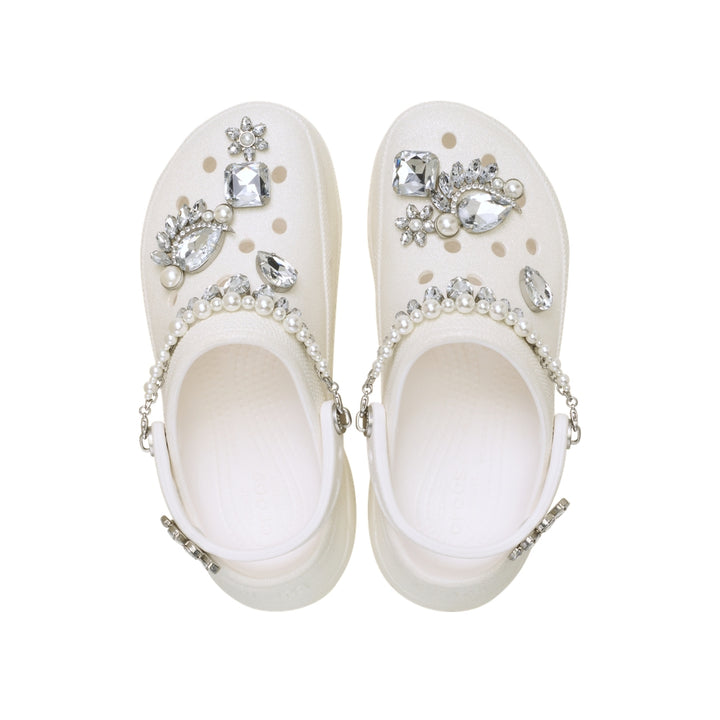 Giày Clog Nữ Crocs Bae Wedding Glitter - White - Crocs™ Việt Nam