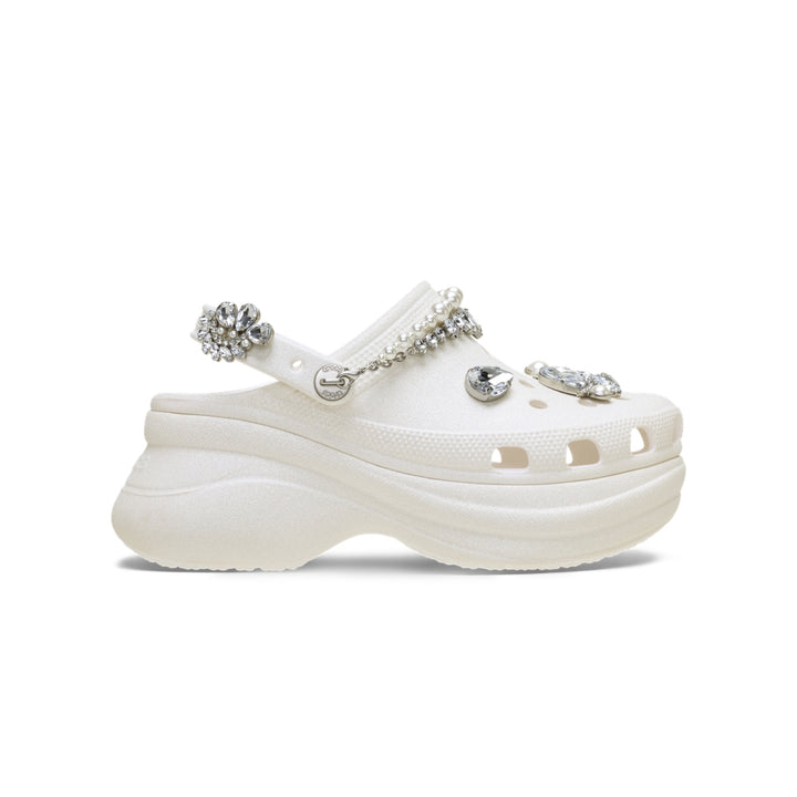 Giày Clog Nữ Crocs Bae Wedding Glitter - White - Crocs™ Việt Nam