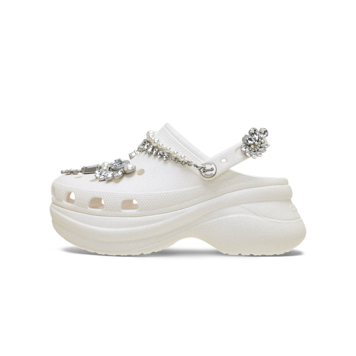 Giày Clog Nữ Crocs Bae Wedding Glitter - White - Crocs™ Việt Nam