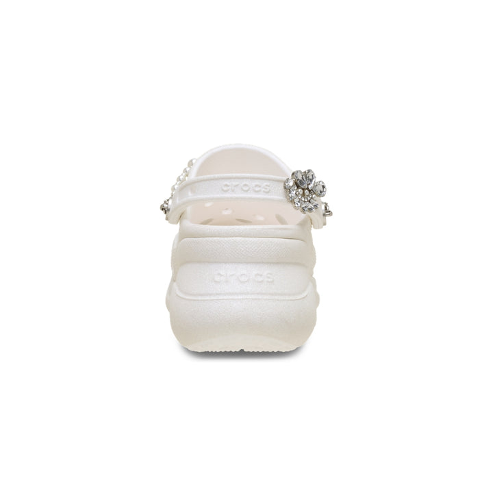 Giày Clog Nữ Crocs Bae Wedding Glitter - White - Crocs™ Việt Nam