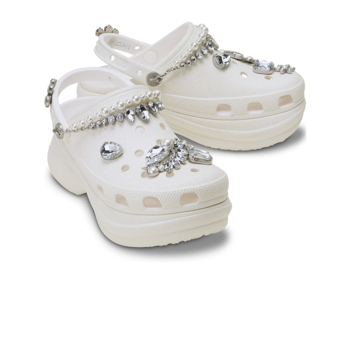 Giày Clog Nữ Crocs Bae Wedding Glitter - White - Crocs™ Việt Nam