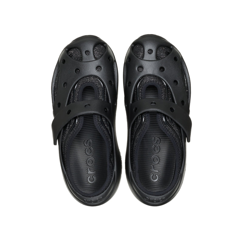 Giày Clog Nữ Crocs Caged Mule - Black