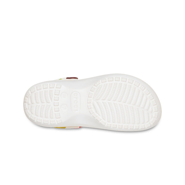 Giày Clog Nữ Crocs Classic Platform Painted Floral - Chalk - Crocs™ Việt Nam