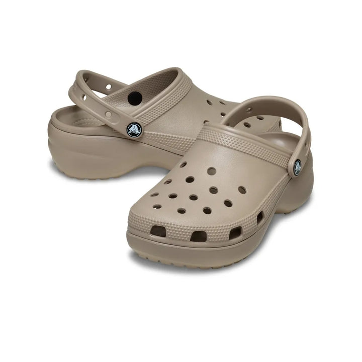 Giày Clog Nữ Crocs Classic Platform - Taupe - Crocs™ Việt Nam