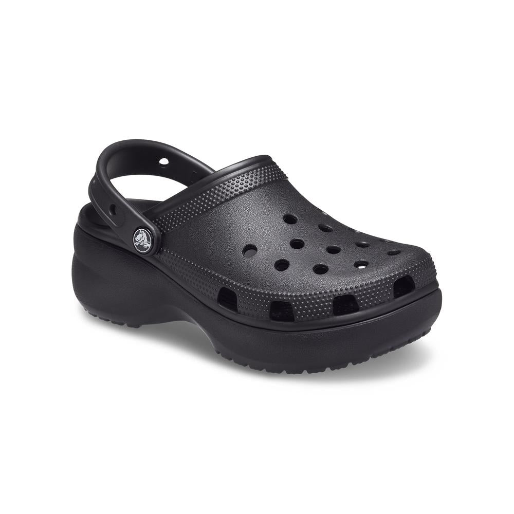 Women's Crocs Classic Platform Clog Black - Main Image