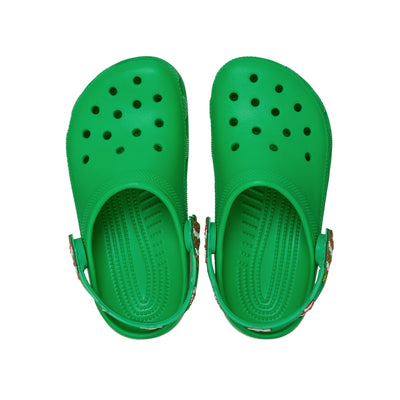 Giày Clog Trẻ Em Crocs Classic Holiday Icons Lights - Grass Green