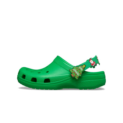 Giày Clog Trẻ Em Crocs Classic Holiday Icons Lights - Grass Green