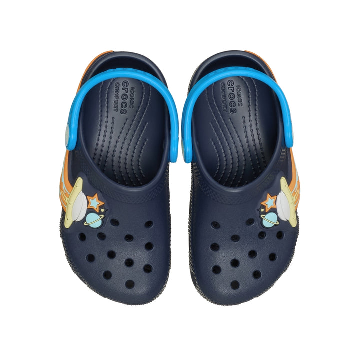 Giày Clog Trẻ Em Crocs Toddler Classic UFO Lights - Navy - Crocs™ Việt Nam