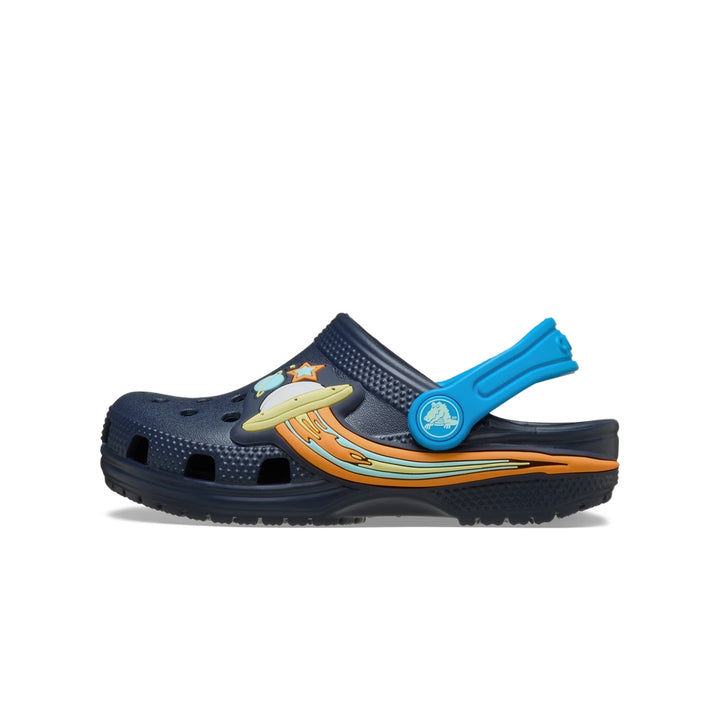 Giày Clog Trẻ Em Crocs Toddler Classic UFO Lights - Navy - Crocs™ Việt Nam