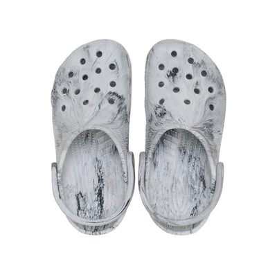 Giày Clog Trẻ Em Crocs Classic Watercolor Marbled - Grey Swirl