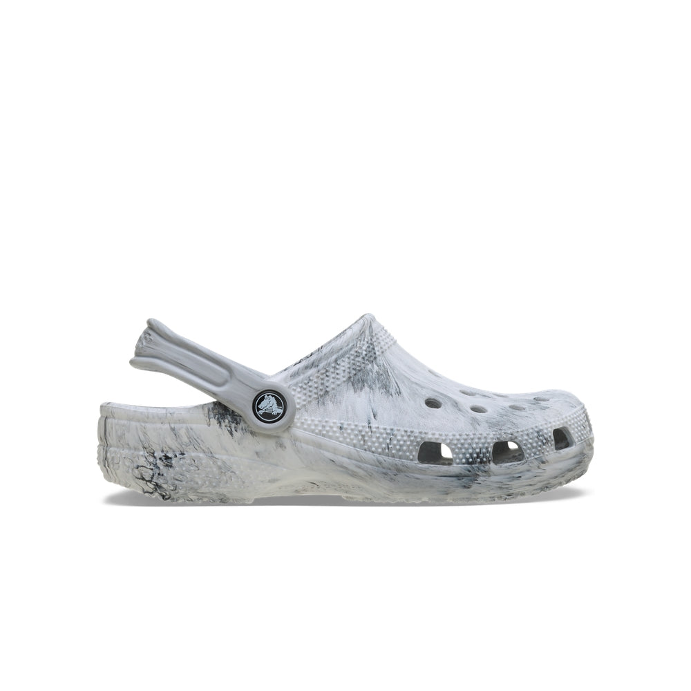 Giày Clog Trẻ Em Crocs Classic Watercolor Marbled - Grey Swirl