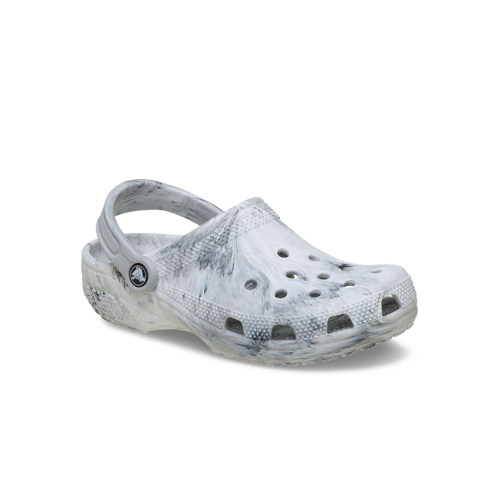 Giày Clog Trẻ Em Crocs Classic Watercolor Marbled - Grey Swirl