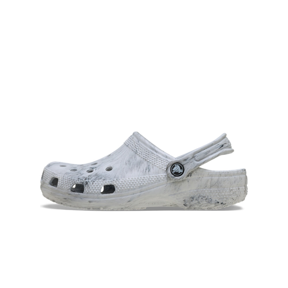 Giày Clog Trẻ Em Crocs Classic Watercolor Marbled - Grey Swirl