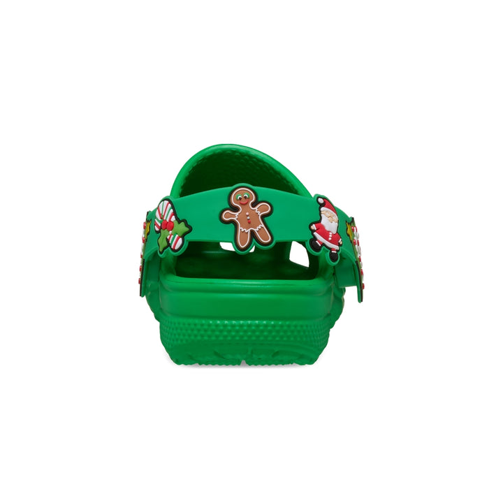 Giày Clog Trẻ Em Crocs Toddler Classic Holiday Icons Lights - Grass Green - Crocs™ Việt Nam